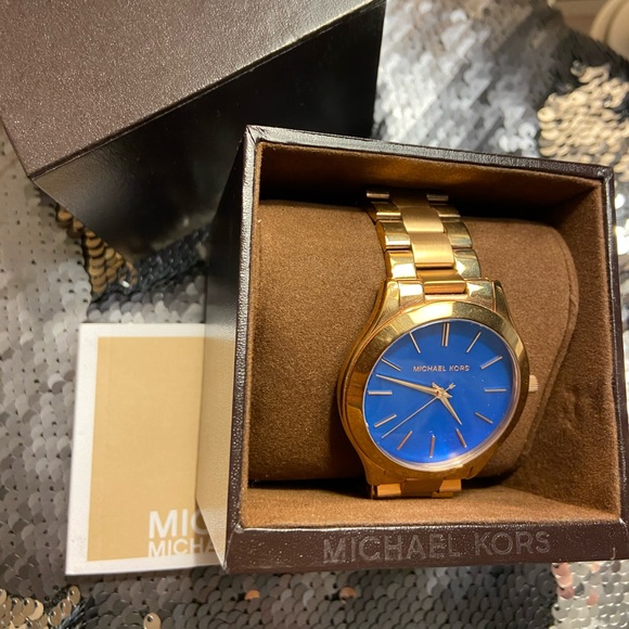 Michael Kors Slim Runway Rose Gold Watch MK3494 - Picture 2 of 6